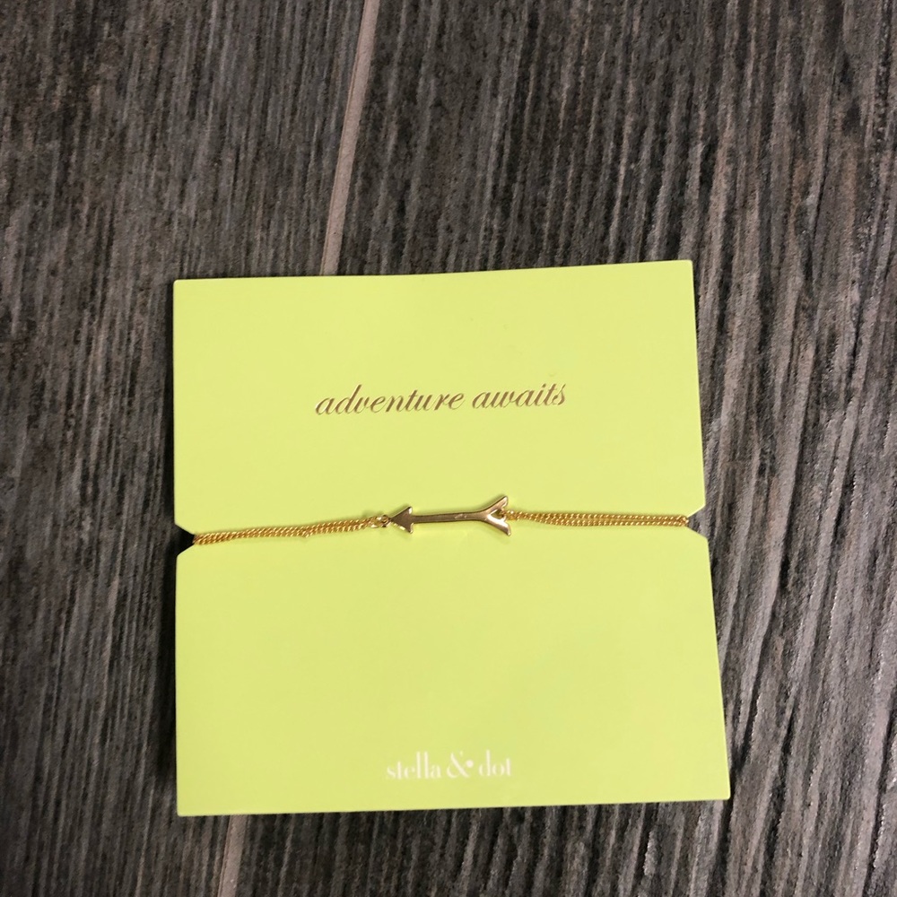 Stella & dot arrow wishing bracelet